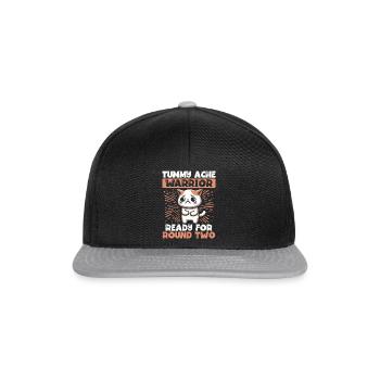 Stomach Pain Survivor Stomach Pain - Snapback Cap - black/grey - Front