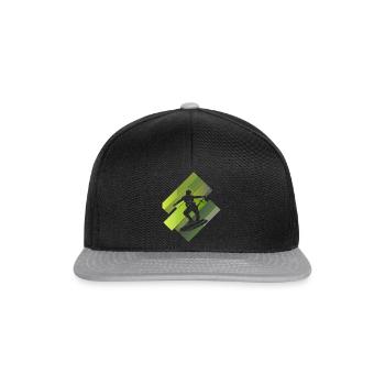 Wakeboarding Wakeboard - Snapback Cap - black/grey - Front