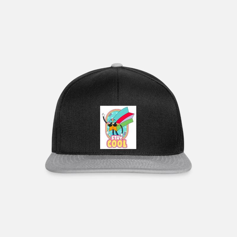 starCOOL - Casquette snapback - noir/gris