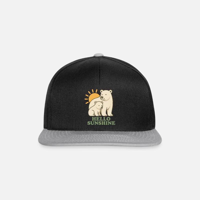 Hello Sunshine - Snapback Cap - Schwarz/Grau