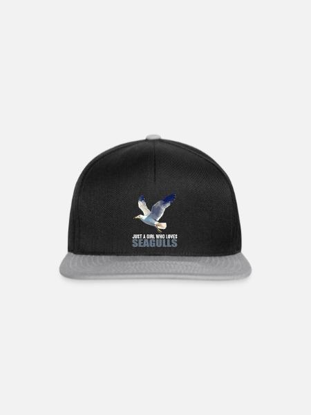 Möwen Möwe - Snapback Cap - Schwarz/Grau
