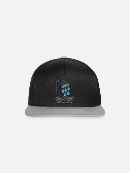 Tränen - Snapback Cap - Schwarz/Grau