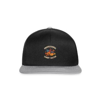 Professioneller Candy Taster Candy - Snapback Cap - Schwarz/Grau - Vorne