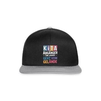 School enrollment Back to school Legend Start of school - Snapback Cap - black/grey - Front