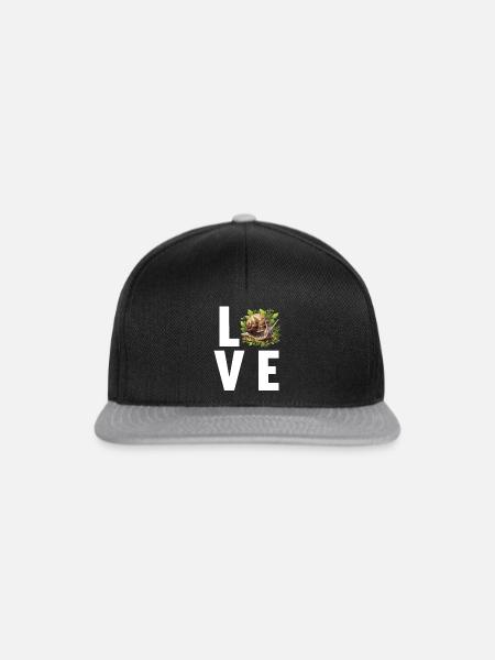 Schnecken Schnecke - Snapback Cap - Schwarz/Grau