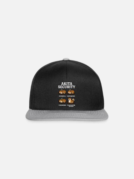 Akita - Snapback Cap - Schwarz/Grau