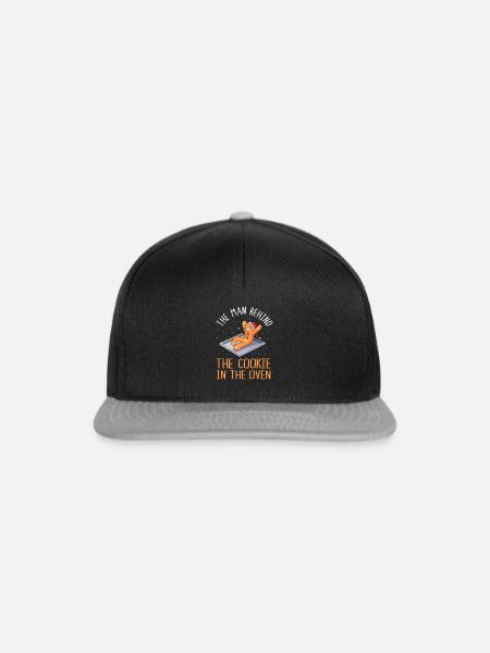 Werdende Väter Werdender Papa - Snapback Cap - Schwarz/Grau