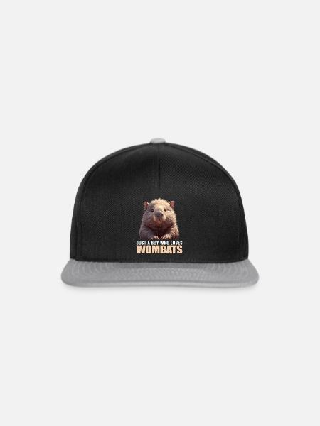 Wombats Wombat - Snapback Cap - Schwarz/Grau
