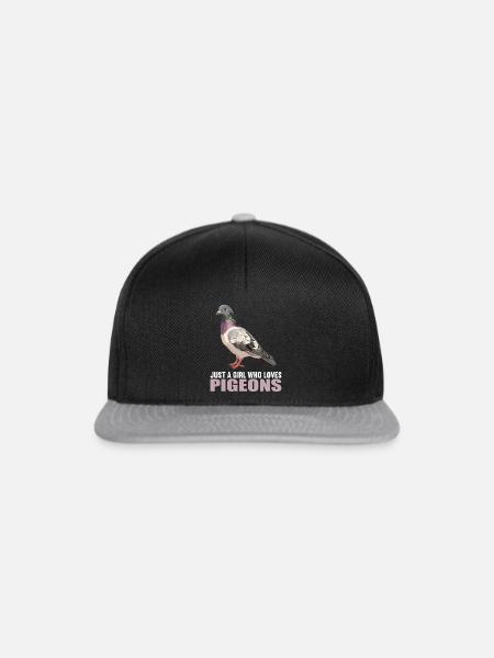 Tauben Taube - Snapback Cap - Schwarz/Grau