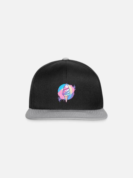 Eiscreme - Snapback Cap - Schwarz/Grau