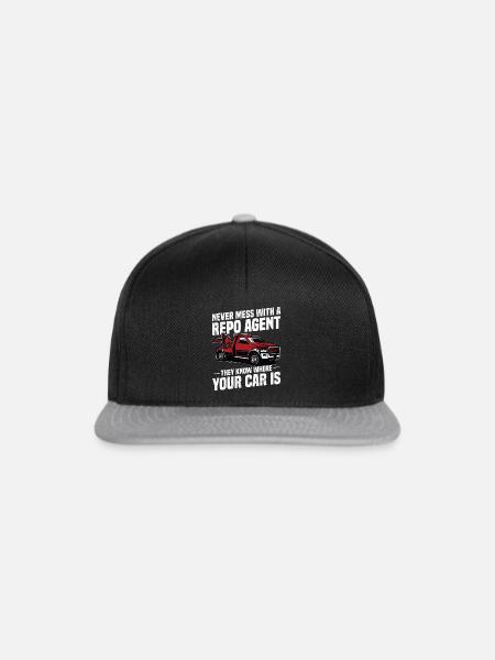 Inkasso-Agent Polizeifreunde Autobergung - Snapback Cap - Schwarz/Grau