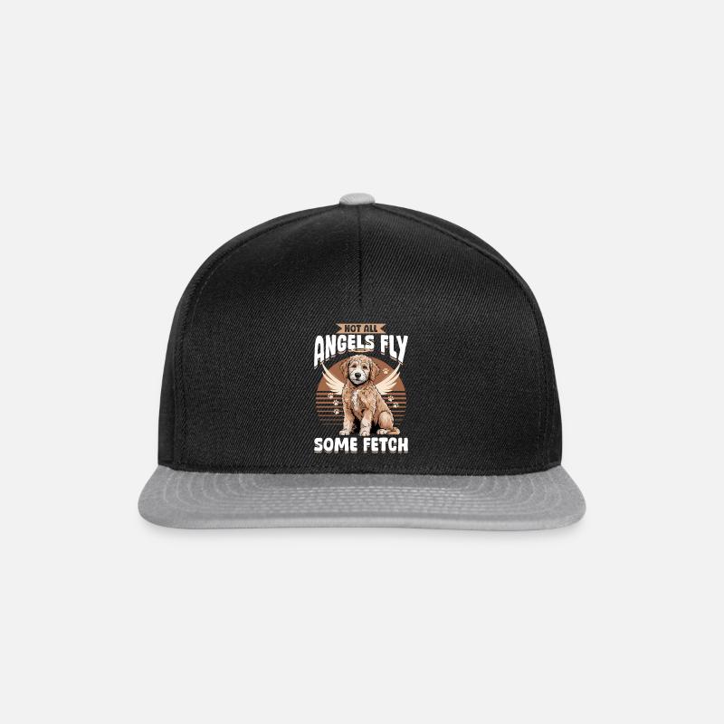 Goldendoodle Dog Breed - Snapback Cap - black/grey