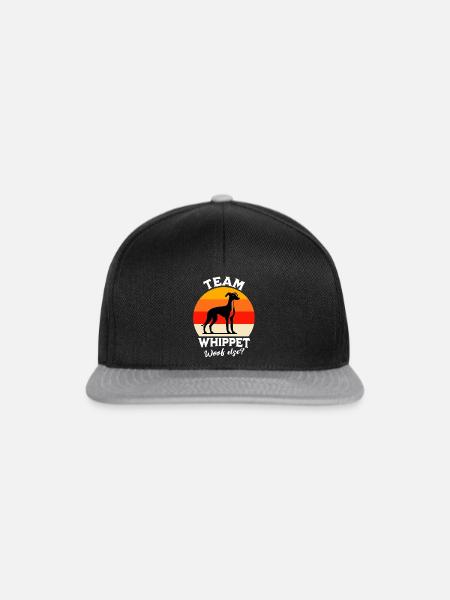 Team Windhund - Snapback Cap - Schwarz/Grau