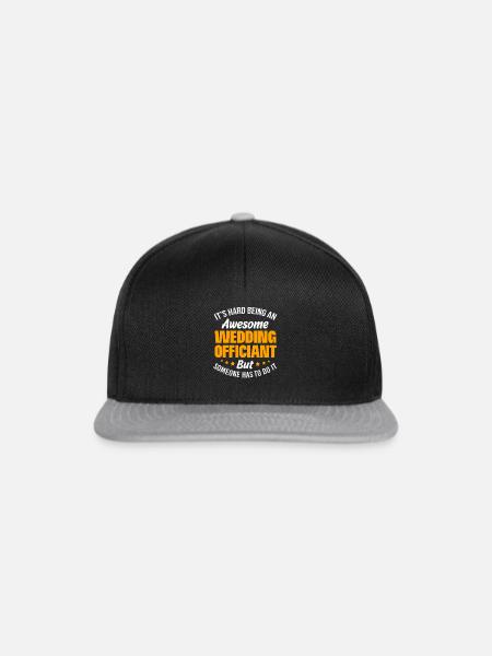 Pfarrer - Snapback Cap - Schwarz/Grau