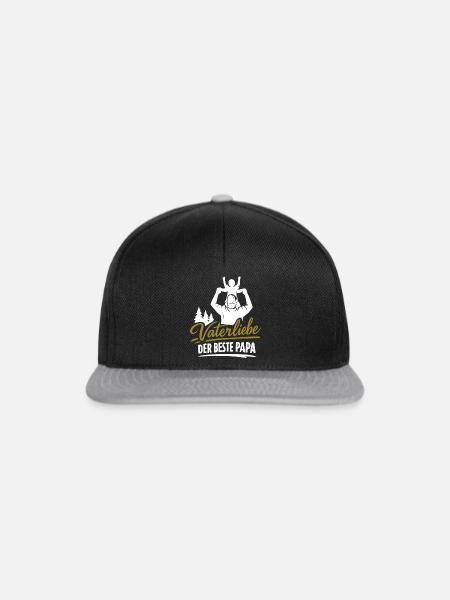 Vaterliebe Der Beste Papa - Snapback Cap - Schwarz/Grau
