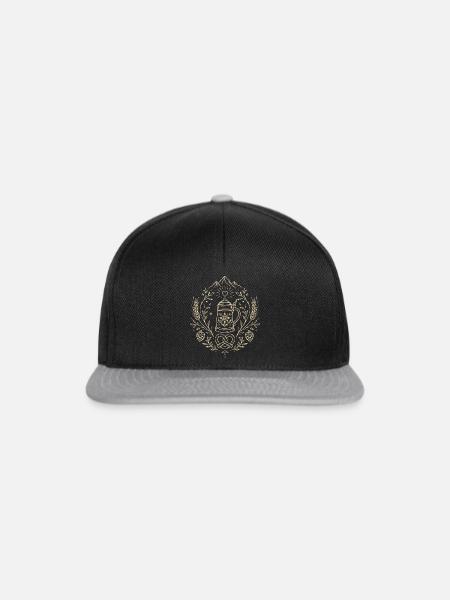 Bierkrug – Bierfest im Oktober Motiv - Snapback Cap - Schwarz/Grau