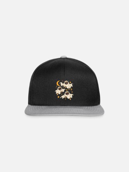 Geisterpugim Mondschein - Snapback Cap - Schwarz/Grau