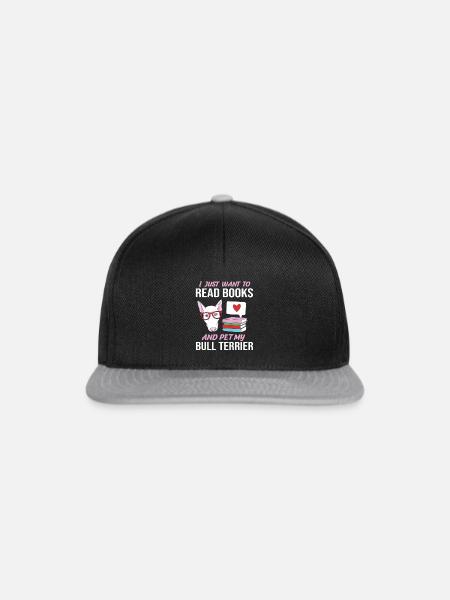 Bullterrier - Snapback Cap - Schwarz/Grau