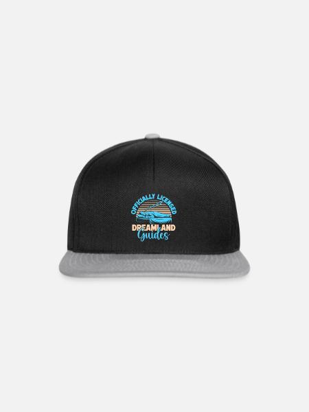 Anesthesiologist Dreamland Anesthesia - Snapback Cap - Schwarz/Grau