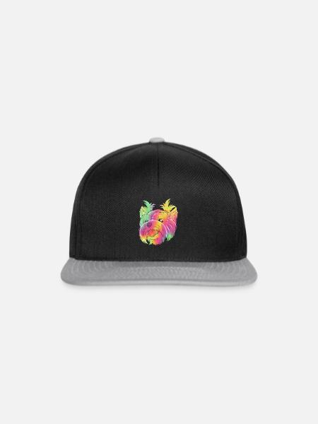 Yorkshire Terrier - Snapback Cap - Schwarz/Grau