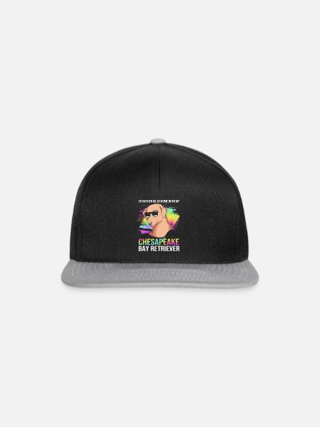 Chesapeake Bay Retriever - Snapback Cap - Schwarz/Grau