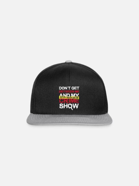 Krimishow-liebhaber Krimishow-fan - Snapback Cap - Schwarz/Grau