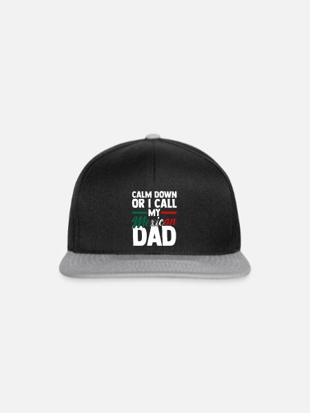 Mexican Dad Father Mexico - Snapback Cap - Schwarz/Grau