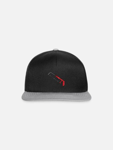 Metall Säge - Snapback Cap - Schwarz/Grau