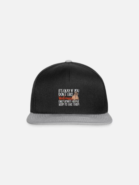 Walross - Snapback Cap - Schwarz/Grau