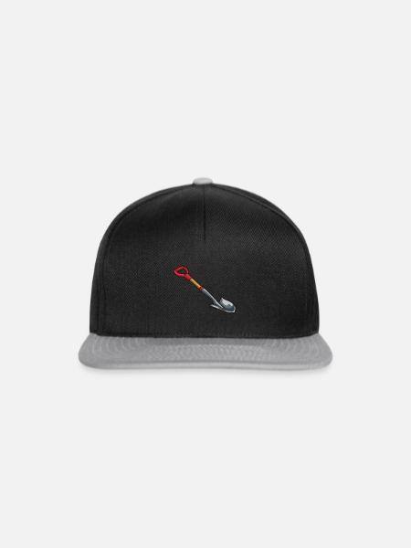 Schaufel - Snapback Cap - Schwarz/Grau