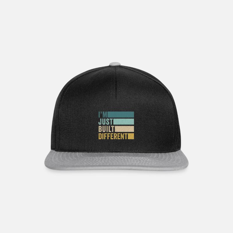 I'm Just Built Different LGBTQ - Snapback Cap - black/grey