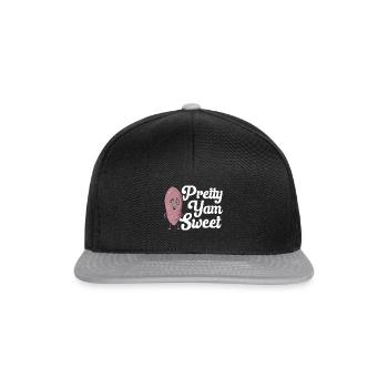 Légumes-racines de patates douces - Casquette snapback - noir/gris - Devant