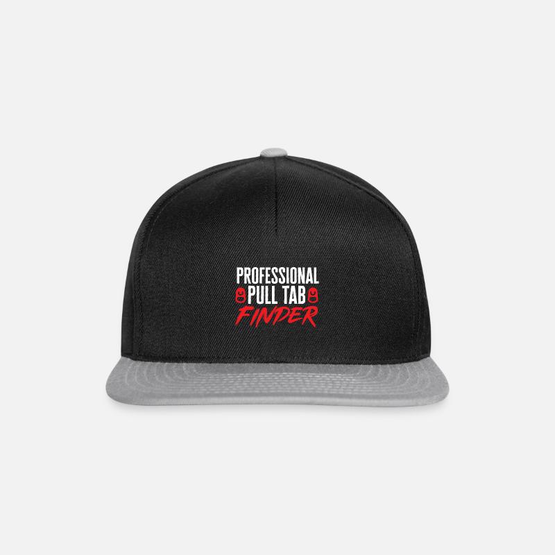 Metalldetektor Metalldetektion Schatzsuche - Snapback Cap - Schwarz/Grau