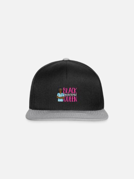 Phlebotomie Blutabnahme Blut Krankenschwester - Snapback Cap - Schwarz/Grau