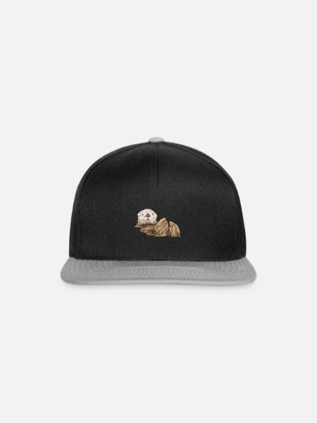 Seeotter - Snapback Cap - Schwarz/Grau