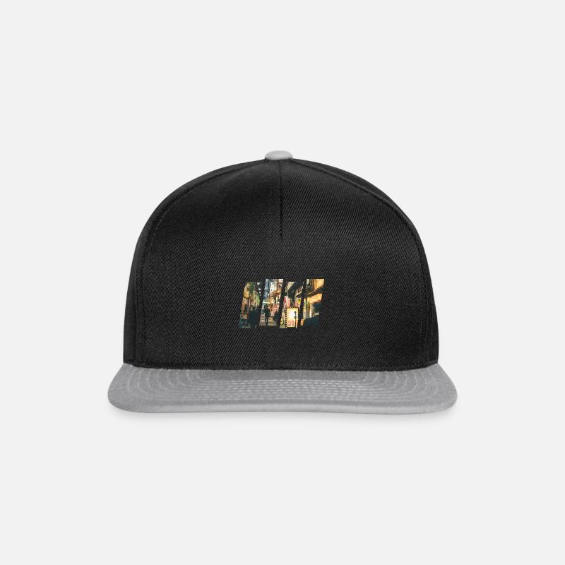 Japan Ästhetik Style tokyo - Snapback Cap - Schwarz/Grau