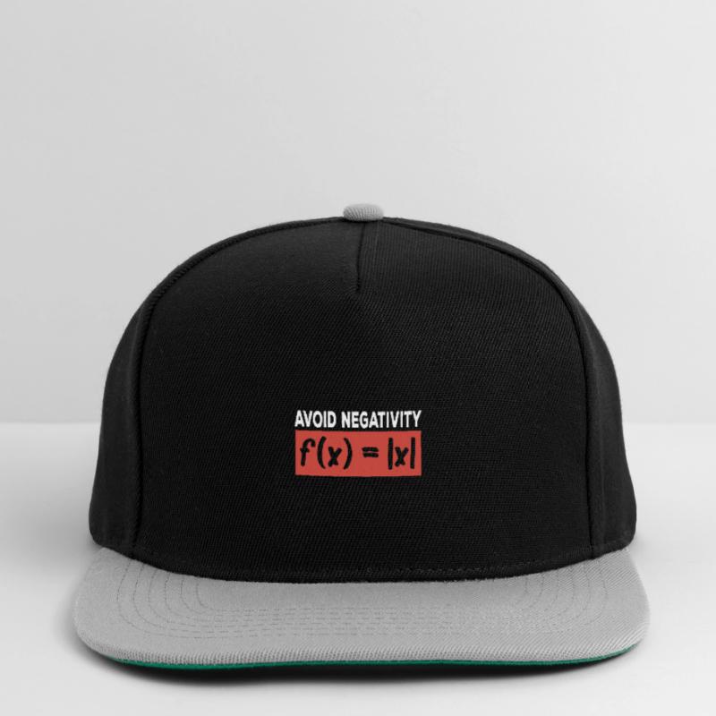 Avoid Negativity Mathematics Function Math Snapback Cap