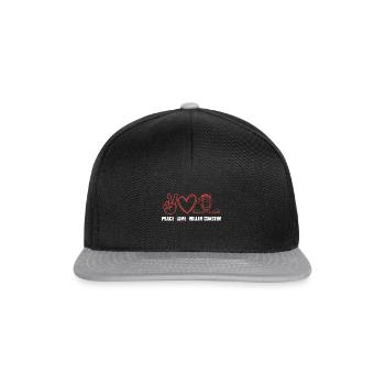 Roller Coaster Amusement Park - Snapback Cap - black/grey - Front