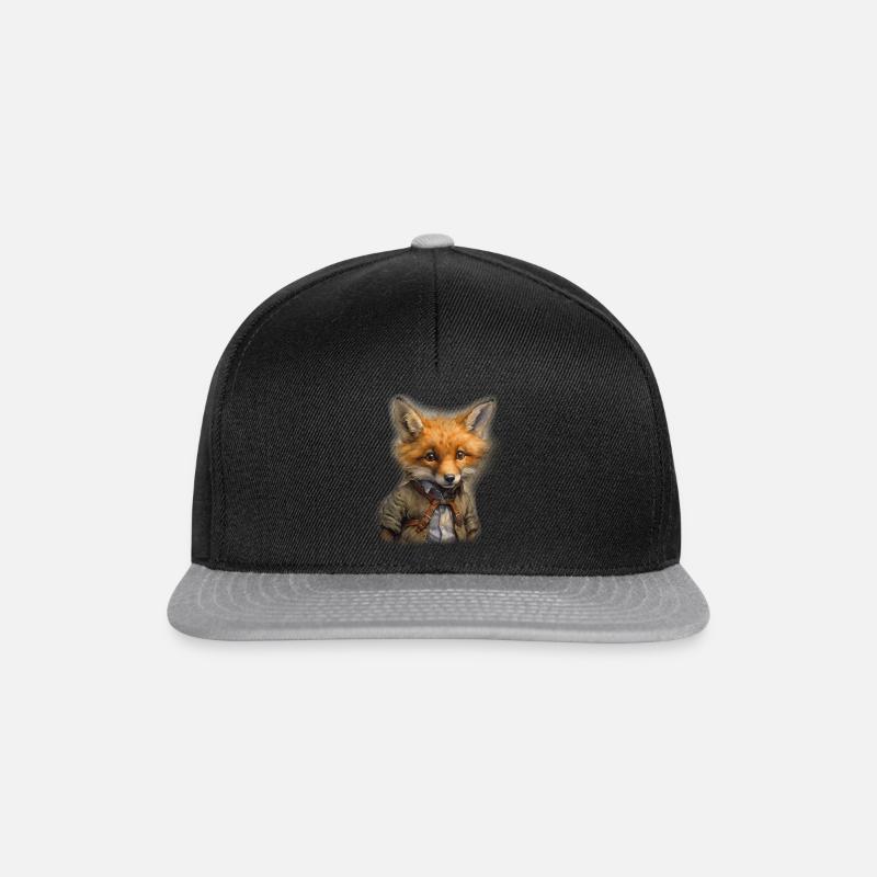 Fuchs - Jean-Baptiste Monge #1 - Snapback Cap - Schwarz/Grau