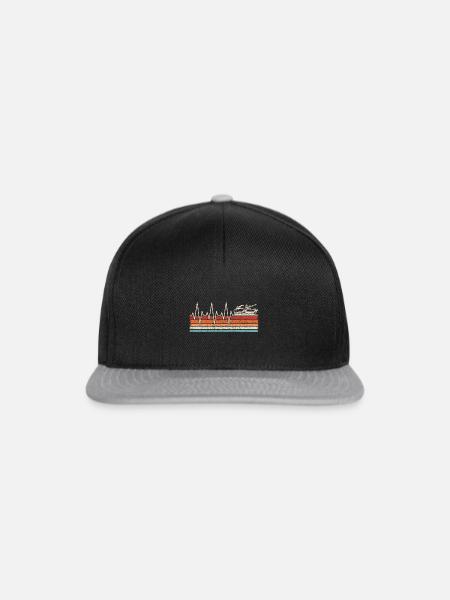 Panzerfahrer Herzschlag - Snapback Cap - Schwarz/Grau