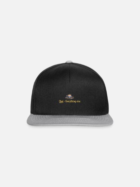 Chai Tee Masala Chai - Snapback Cap - Schwarz/Grau