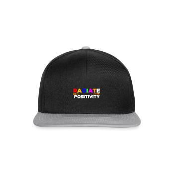 Radiate Positivity - Snapback Cap - black/grey - Front