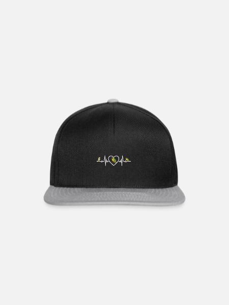 Molinasittich Papagei Vogel Sittich - Snapback Cap - Schwarz/Grau