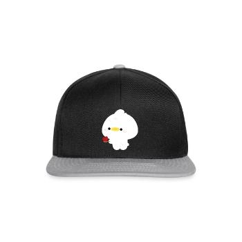 Nourrir l’amour des canards - Casquette snapback - noir/gris - Devant