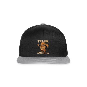 TELUK KOBOI - Snapback Cap - black/grey - Front