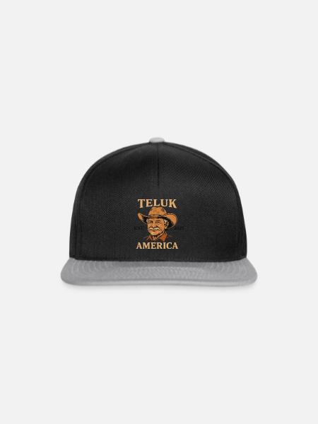 TELUK KOBOI - Snapback Cap - black/grey