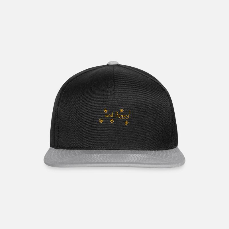 ... und Peggy! - Snapback Cap - Schwarz/Grau