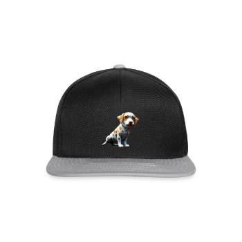 Catahoula Léopard Chien - Casquette snapback - noir/gris - Devant