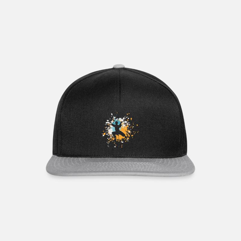 Kung Fu Master Color Splash - Snapback Cap - Schwarz/Grau