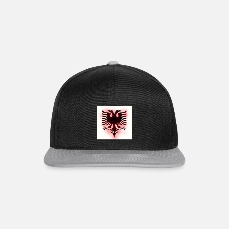 Albanien - Snapback Cap - Schwarz/Grau